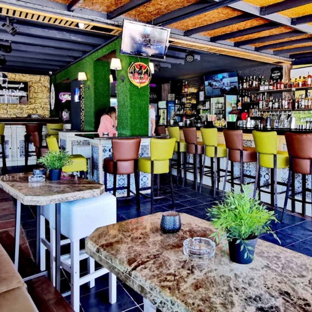bar bacardi, cocktail bar, hotel largo beach, sunny beach, bulgaria